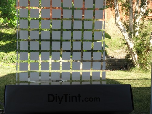 Frosted squares decorative - squares,