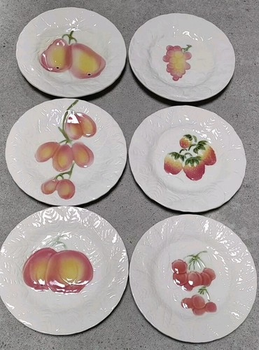 Assiettes barbotine - 6,