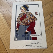 estampe gouache Pochoir Géo