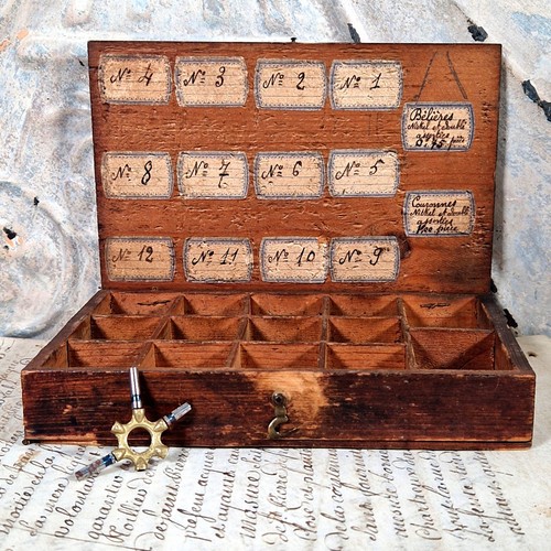 Ancien coffret horloger - coffret, d’horloger