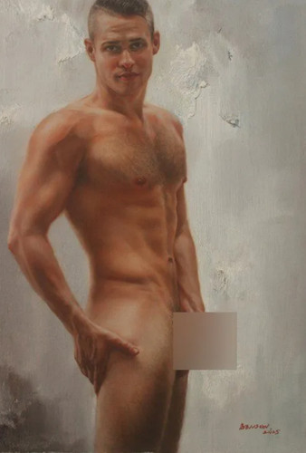 Homme gay peinture - homme,