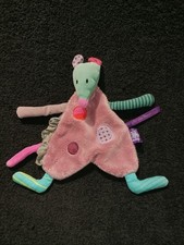 Doudou Souris Bleue Rose