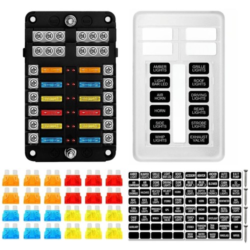 Boîte fusible 12v voies - 12v, 12
