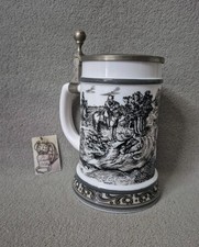 Chope de bière avec couvercle en étain BMF original BMF Bierseidel