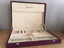 Ecrin / coffret vide pour ménagère Velours bordeaux 50 Pièces