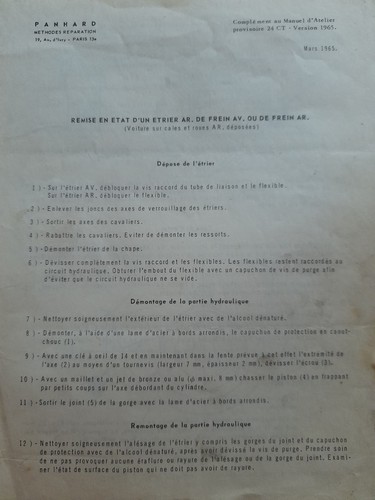 Panhard note technique - 24,
