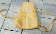 vintage petit SAC à DOS dame femme LANCEL en CUIR de voyage