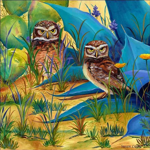Owl accent decor tile - accent,