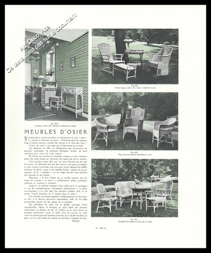 1912 les meubles rotin en - 1912,