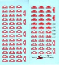 decals decalcomanie deco plaque rally monte carlo 1/43 v