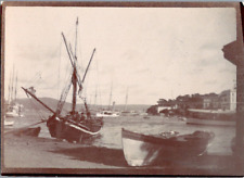 Turquie, Marmara, îles des Princes, bateaux de pêche Vintage silver print  T