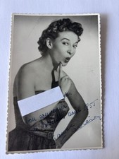 Autographe Photo Carte