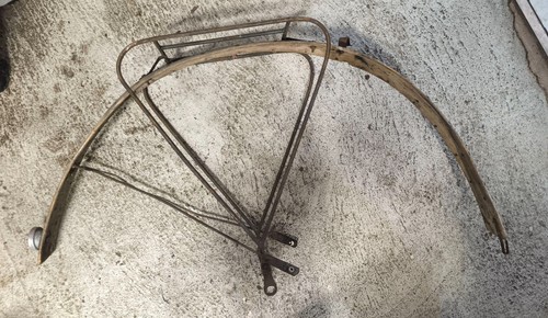 Garde boue arriere bois vélo - garde,