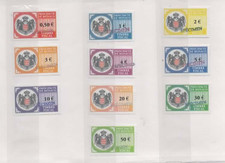FISCAUX MONACO rare SERIE
