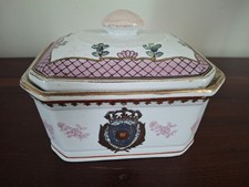 Terrine armoriee porcelaine - en,