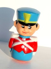 ANCIEN CULBUTO SOLDAT avec GRELOT en CELLULOID H:13,5cm - JOUET VINTAGE SPAIN (3