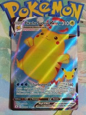 CARTE POKEMON PIKACHU SURFEUR