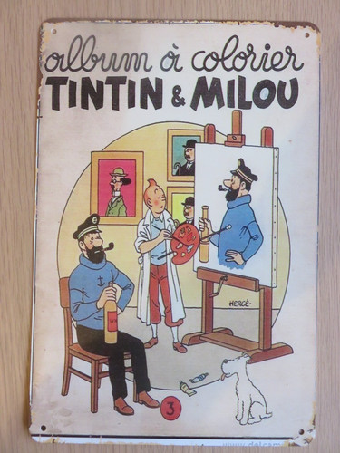 Tintin album colorier - album,