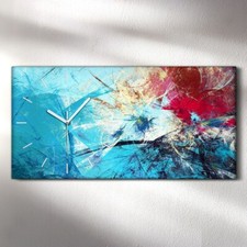 Horloge murale sur toile 60x30