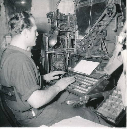 Imprimerie 1950 linotype - imprimerie,