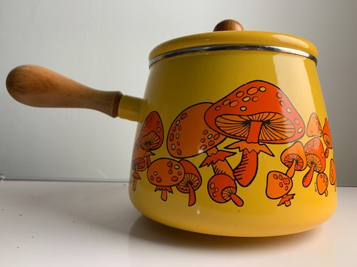Poelon fondue emaille - a,