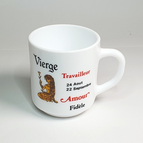Ancien mug tasse - ancien, signe