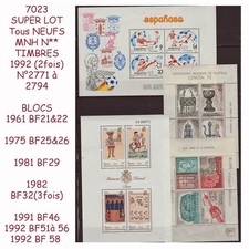 7023 ESPAGNE ESPANA 18 BLOCS &