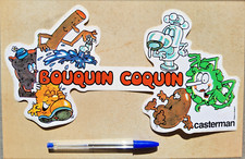 AUTOCOLLANT JO KEMP Boodle Books CASTERMAN BOUQUIN COQUIN vintage old sticker