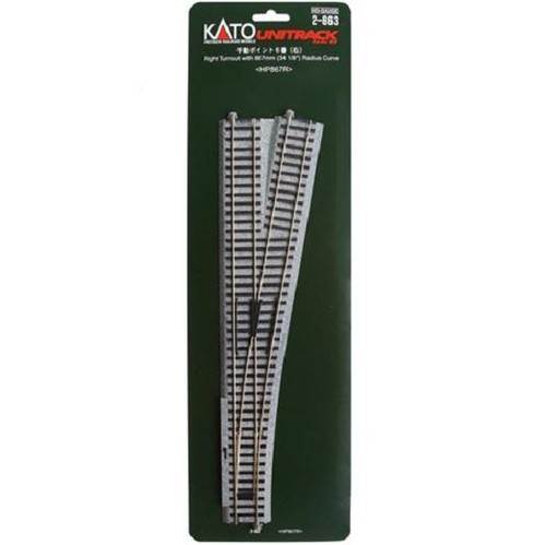 Kato 863 aiguillage droite - 2-863,