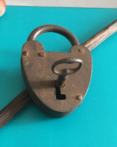 Ancien gros cadenas - cadenas, mousqueton