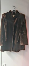 manteau de fourrure et cuire véritable femme taille 40-42 de chez Sprung frère 