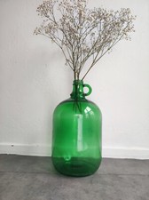 Ancienne Bouteille Carafe Dame Jeanne Verte 1,5l