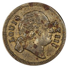 Allemagne - Jeton de jeu - Louis XVIII - SPIEL MARKE - XIXème siècle - laiton