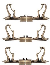 Lot de 4 boutons de finition tringle à rideau anciens portes et fenêtres en l...