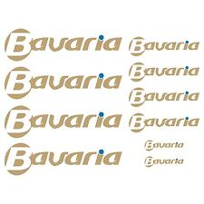 Bavaria autocollant sticker camping car caravane caravan 10 Pièces