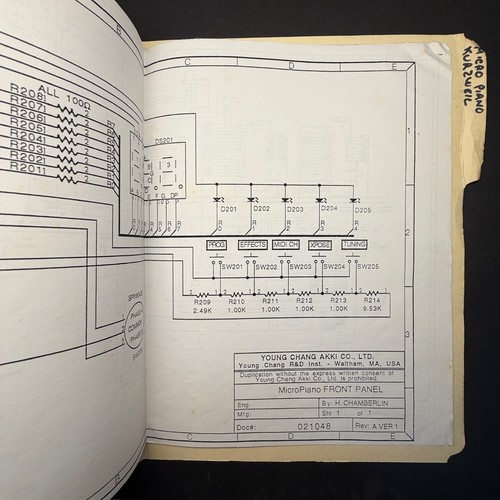 Vintage kurzweil micro piano - micro,