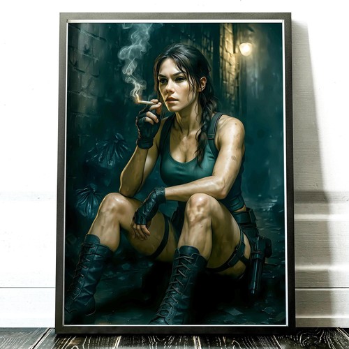 Affiche poster lara croft - /,