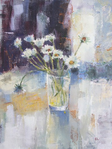 Garden flowers painting - flowers,