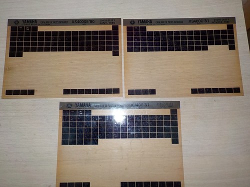 Lot microfiches yamaha - yamaha, xs