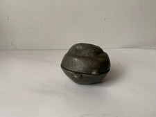 ancien moule à glace en étain, marque CC, fleur