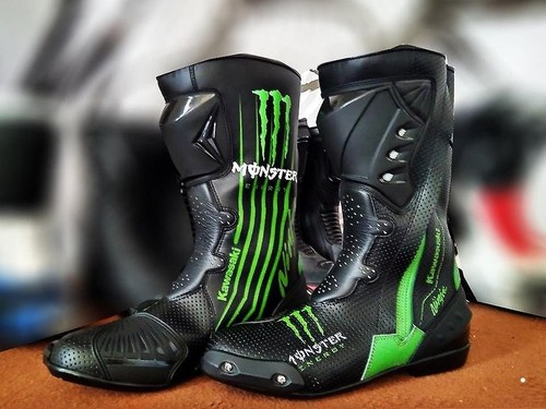 Kawasaki moto cuir - moto, en