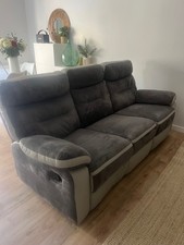 canapé relax 3 places gris