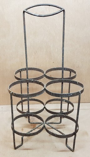 Ancien panier porte - panier, bouteille