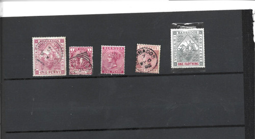 Colonies anglaises 5 timbres - anglaises,