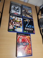 Lot 5 jeux PS2 PAL - Call of Duty, Medal of Honor, Les Sims, Stuntman, Raging Bl