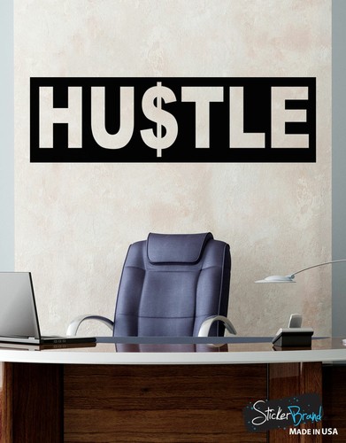 Hustle motivational quote - hustle,