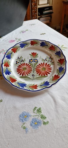 Assiette décorative faïence - décorative,