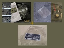 KIT RESTAURATION RADIO BC1000 B . LABEL STENCIL POCHOIR . Jeep  willys US WW2