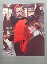 Illustration en couleurs "Les rues de Londres" Georges Scott, 1906