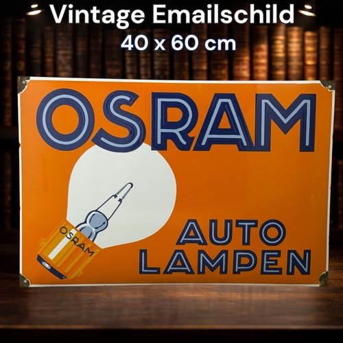 Vintage osram enseigne - osram, emaille